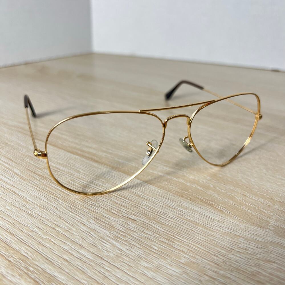 Ray-Ban RB3025 Gold Aviator Large Metal Sunglasses 001/51 FRAMES ONLY 58-14-135